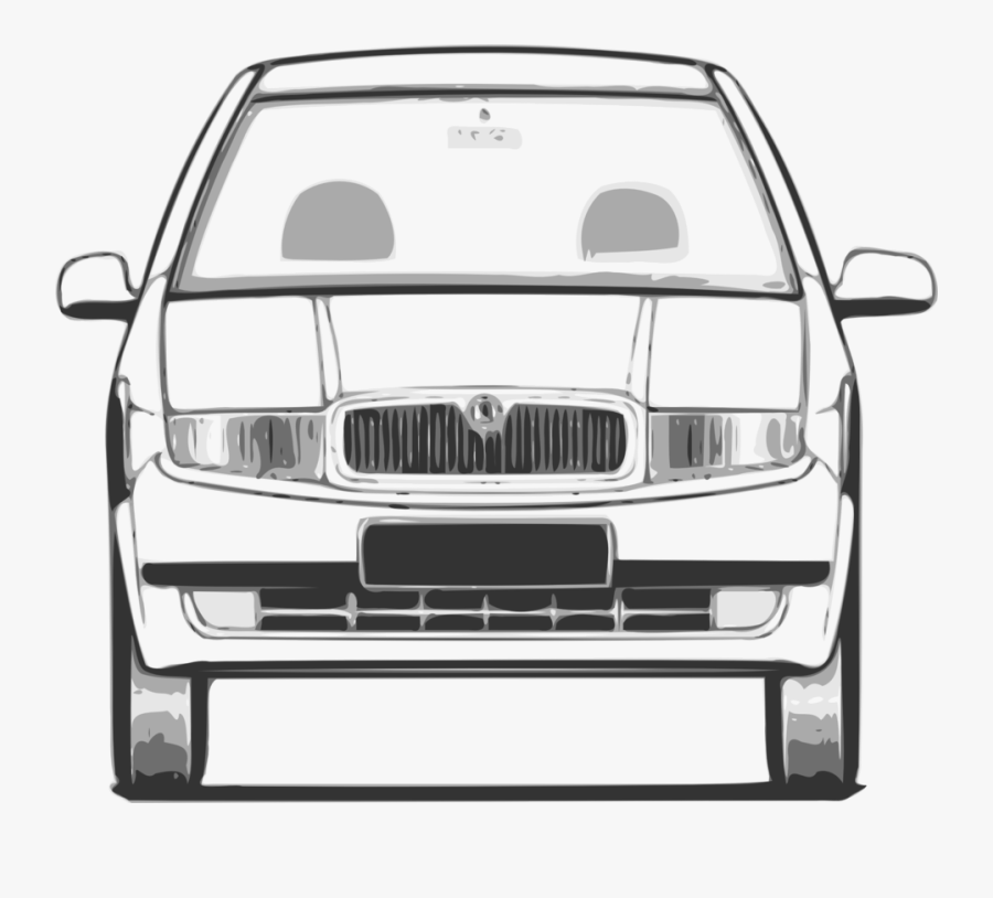 Car Vector Front Png, Transparent Clipart