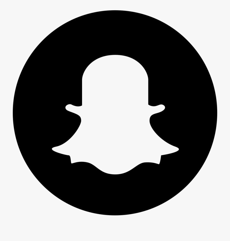 Black Snapchat Circled Logo Png - Medic Mobile, Transparent Clipart