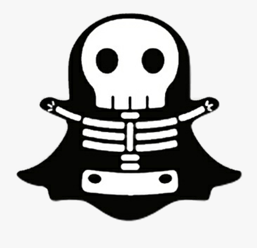 Snapchat Clipart Snapchat Ghost - Sticker De Halloween Png, Transparent Clipart