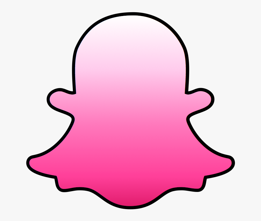 #snapchat #snap #pink #logo #logodesigns #cute #freetoedit - Snapchat Pink Snap Logo, Transparent Clipart