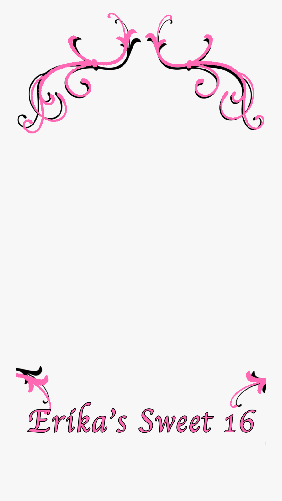 Sweet Sixteen Snap Filters Png, Transparent Clipart