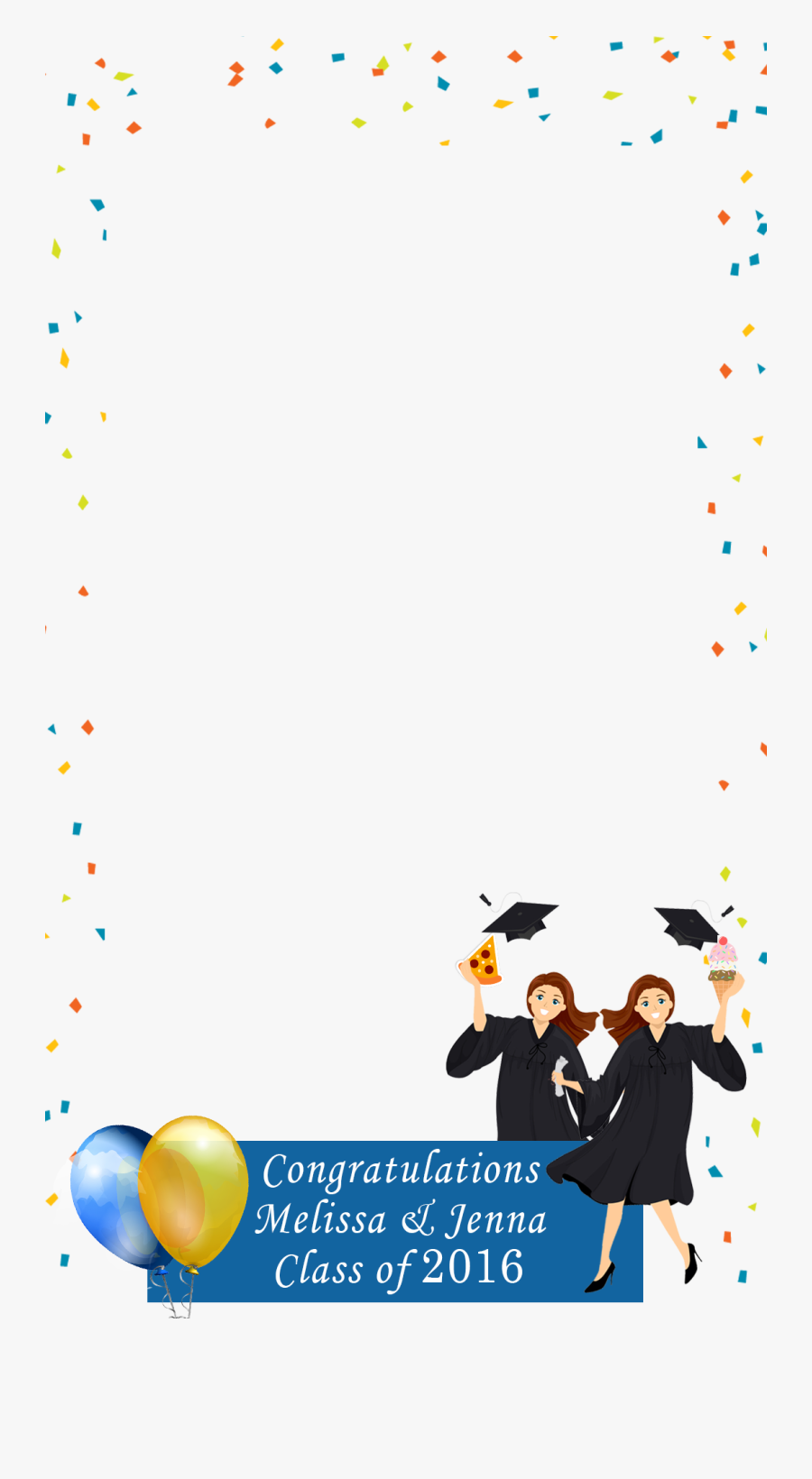 Clip Art How Do I Get Snapchat Filters - Snapchat Graduation Filters Baby, Transparent Clipart