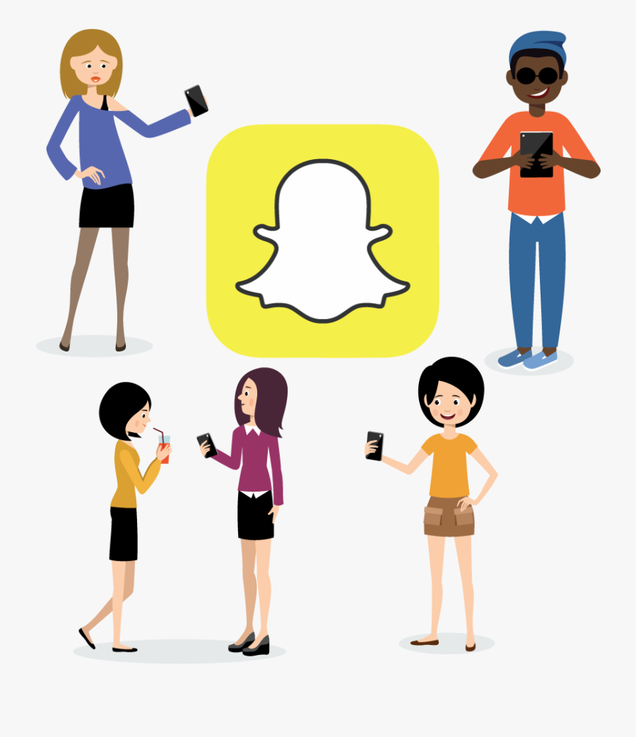 Social Media Is Still Growing Strong, Snapchat Most - Snapchat, Transparent Clipart