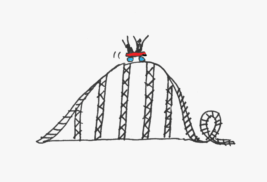 Rollercoaster Clipart, Transparent Clipart