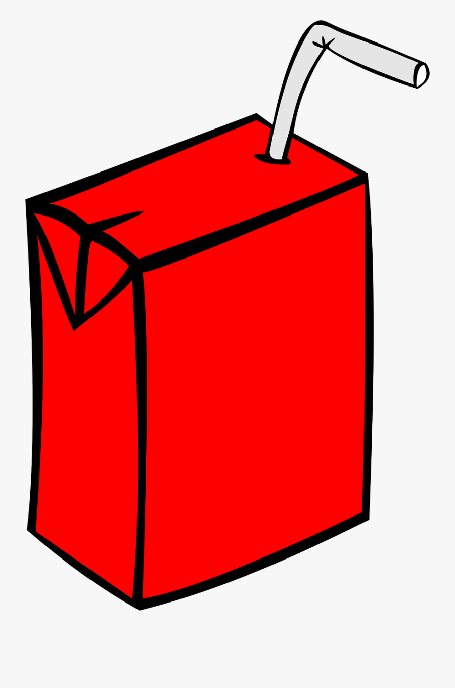 Squeezing Juice Box Clipart - Apple Juice Clipart Black And White, Transparent Clipart