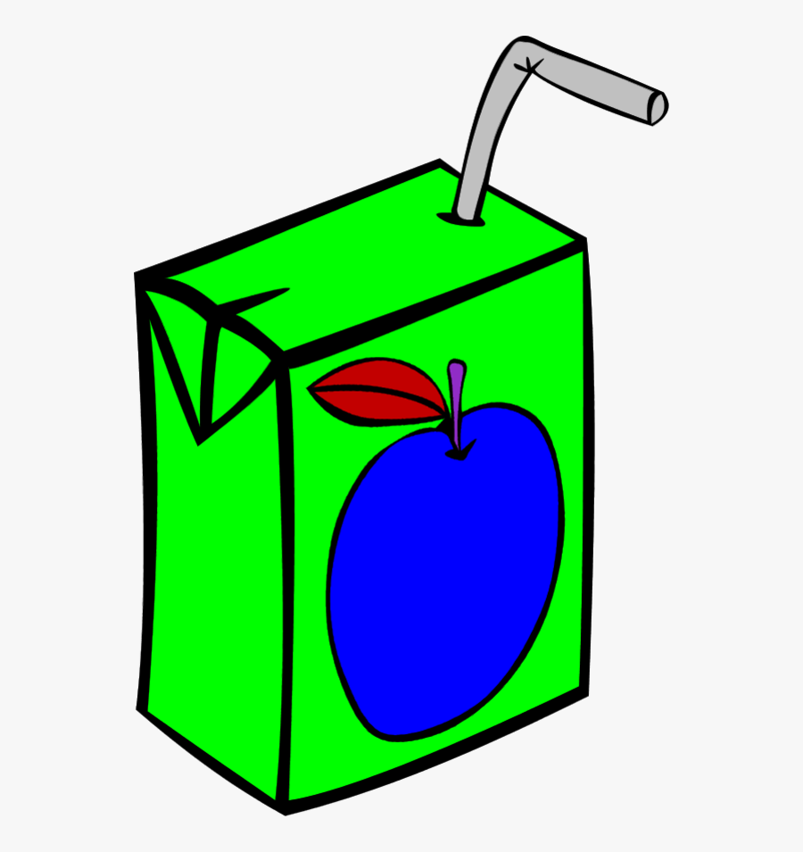 Vector Clip Art - Juice Box, Transparent Clipart