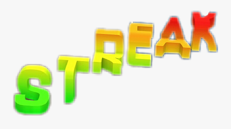 #snap #snapchat #3d #words #streak #snapstickers #sticker - Graphic Design, Transparent Clipart