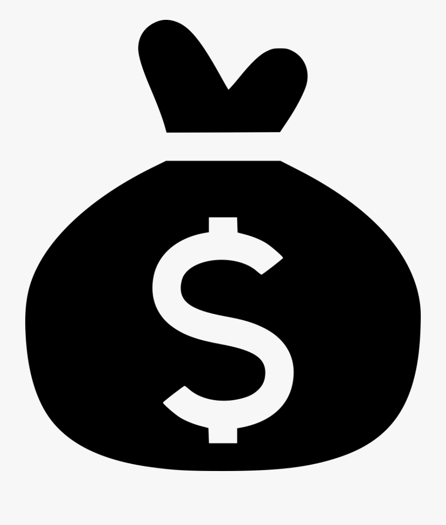 Money Bag Icon Png - Wealth Black Icon Png, Transparent Clipart