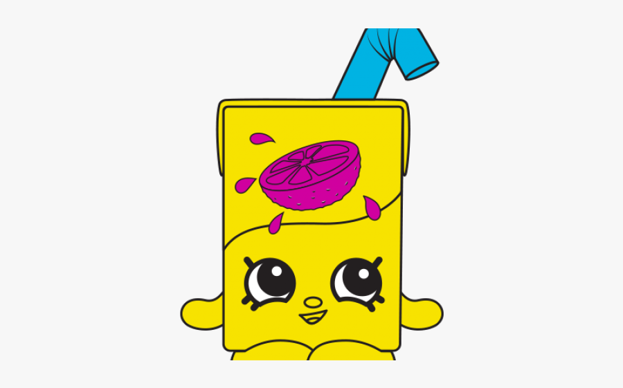 Cartoon Juice Box - Shopkins Lucy Juice Box, Transparent Clipart