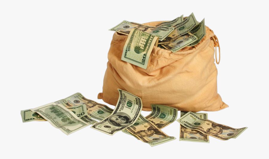 Money Bags - Transparent Transparent Background Money Bag Png, Transparent Clipart