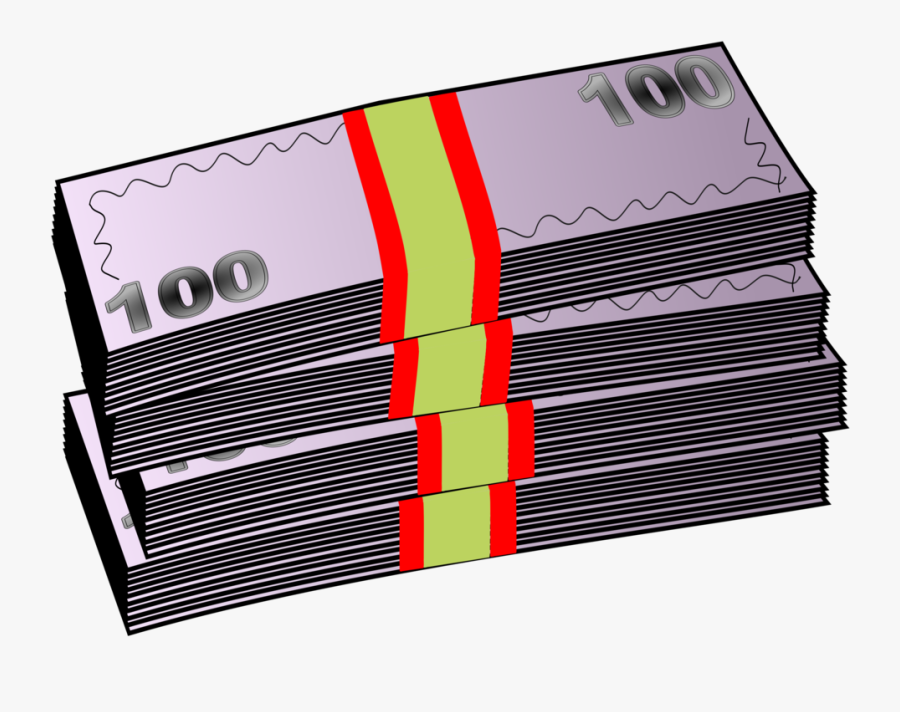 Uang Clipart Hand Holding Money Bag - Banknote Png, Transparent Clipart