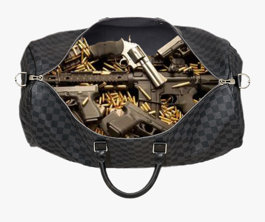 Guns Gucci Guccibag Bag Trap Duffle Money Thuglife - Duffle Bag Of Guns, Transparent Clipart