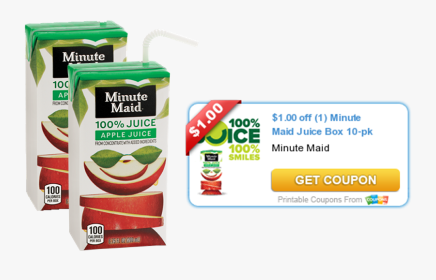 Transparent Minute Maid Png - Green Apple Juice Boxes, Transparent Clipart