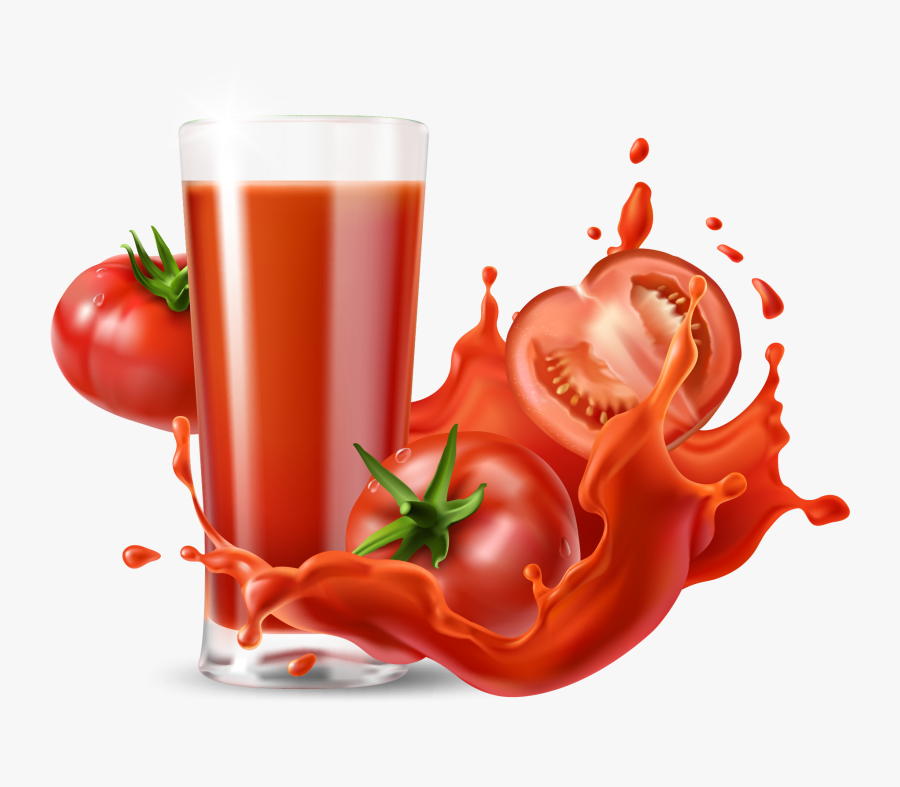 Tomato Clipart Juice - 쥬스 광고, Transparent Clipart