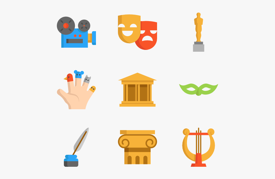 Theater Icons - Theatre Icon Illustration, Transparent Clipart