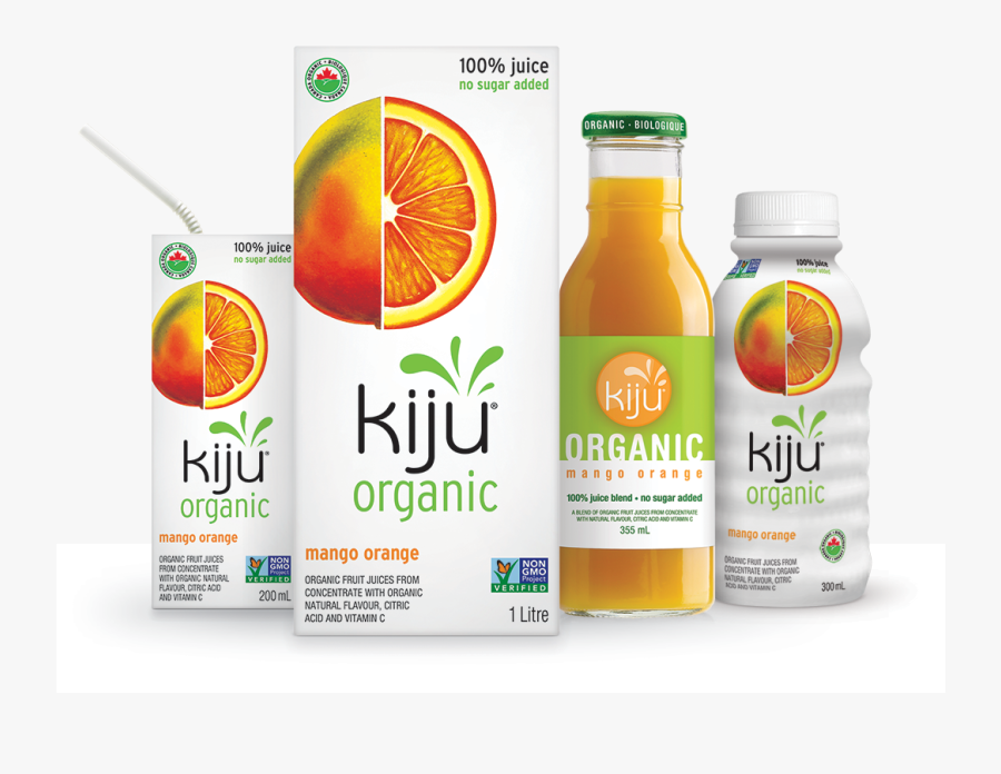 Kiju Organic Mango Orange, Transparent Clipart