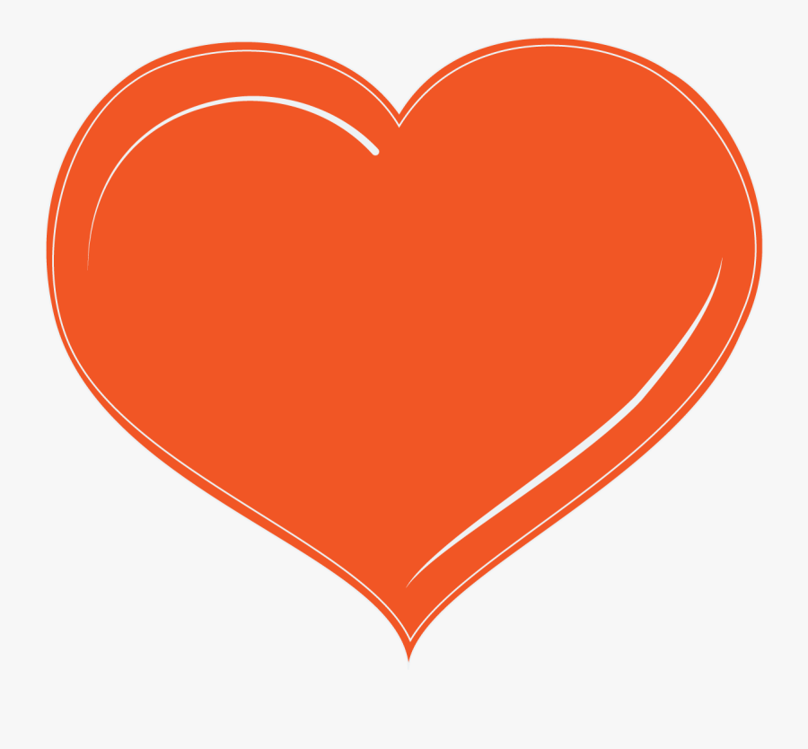 Love Heart Graphic - Heart, Transparent Clipart