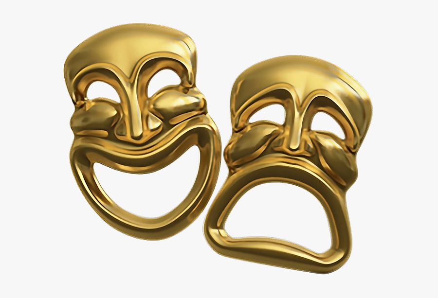 Svg Freeuse Library Actor Clipart Mask - Comedy Tragedy, Transparent Clipart
