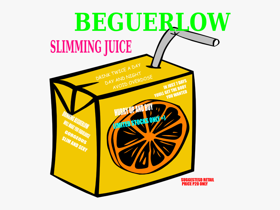 Juice Box, Transparent Clipart
