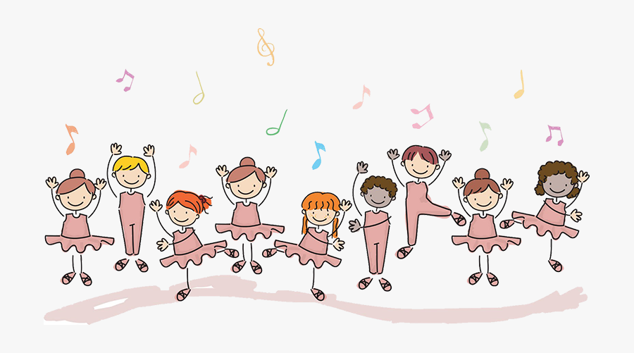 Tinytoespicture - Dance Class Clip Art, Transparent Clipart