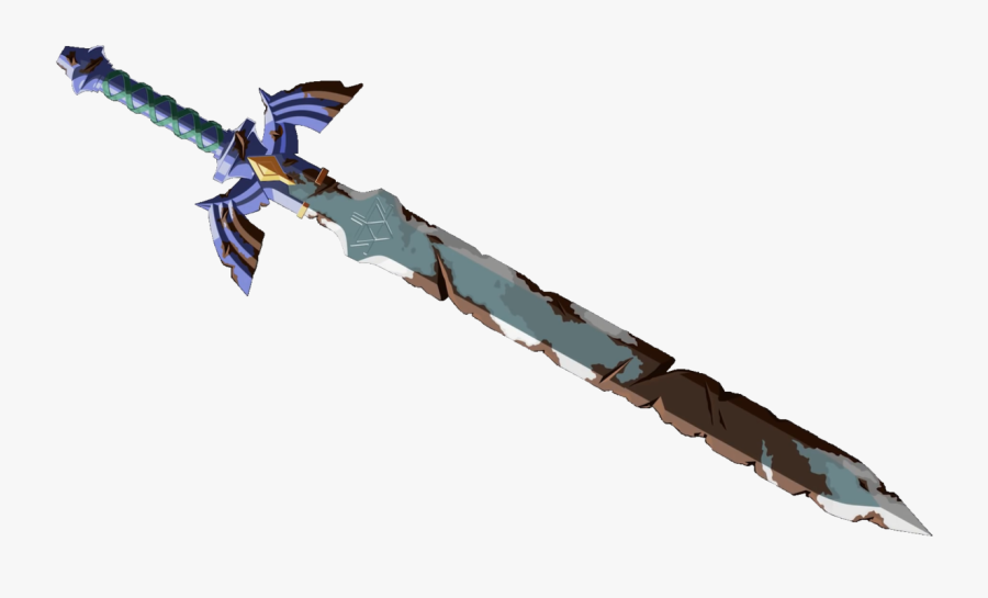 Sword Clipart Short Sword - Breath Of The Wild Master Sword Png, Transparent Clipart