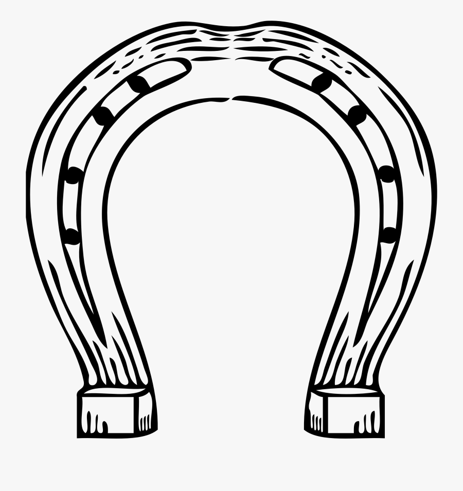Shoes Clipart Black And White - Horseshoe Clipart, Transparent Clipart