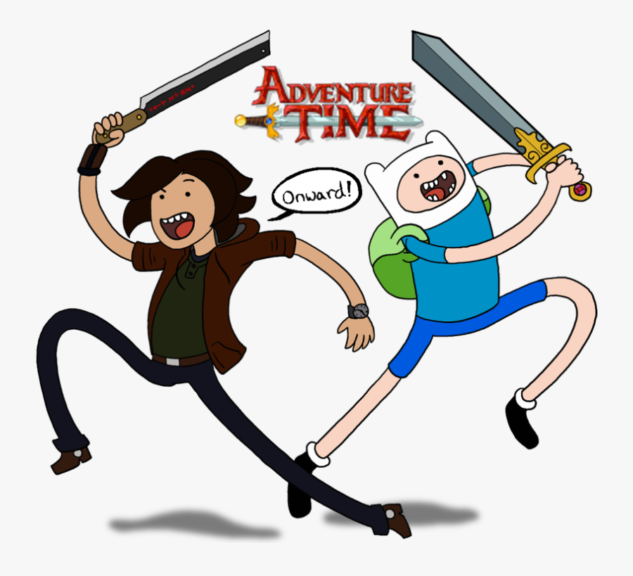 Sword Clipart Adventure Time - Adventure Time Finn And His Sword, Transparent Clipart