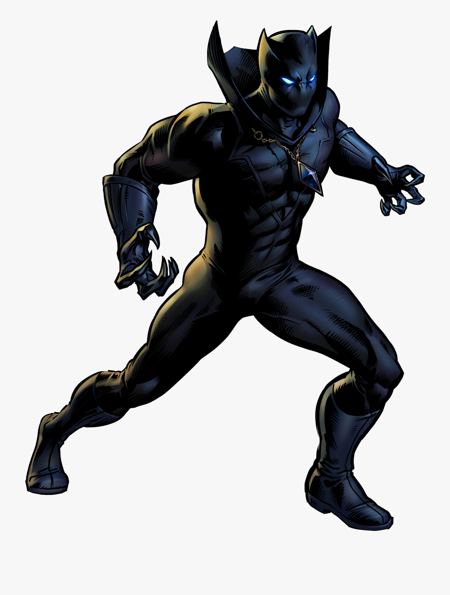 Black Panther Superhero Clipart - Black Panther Comics Suit, Transparent Clipart