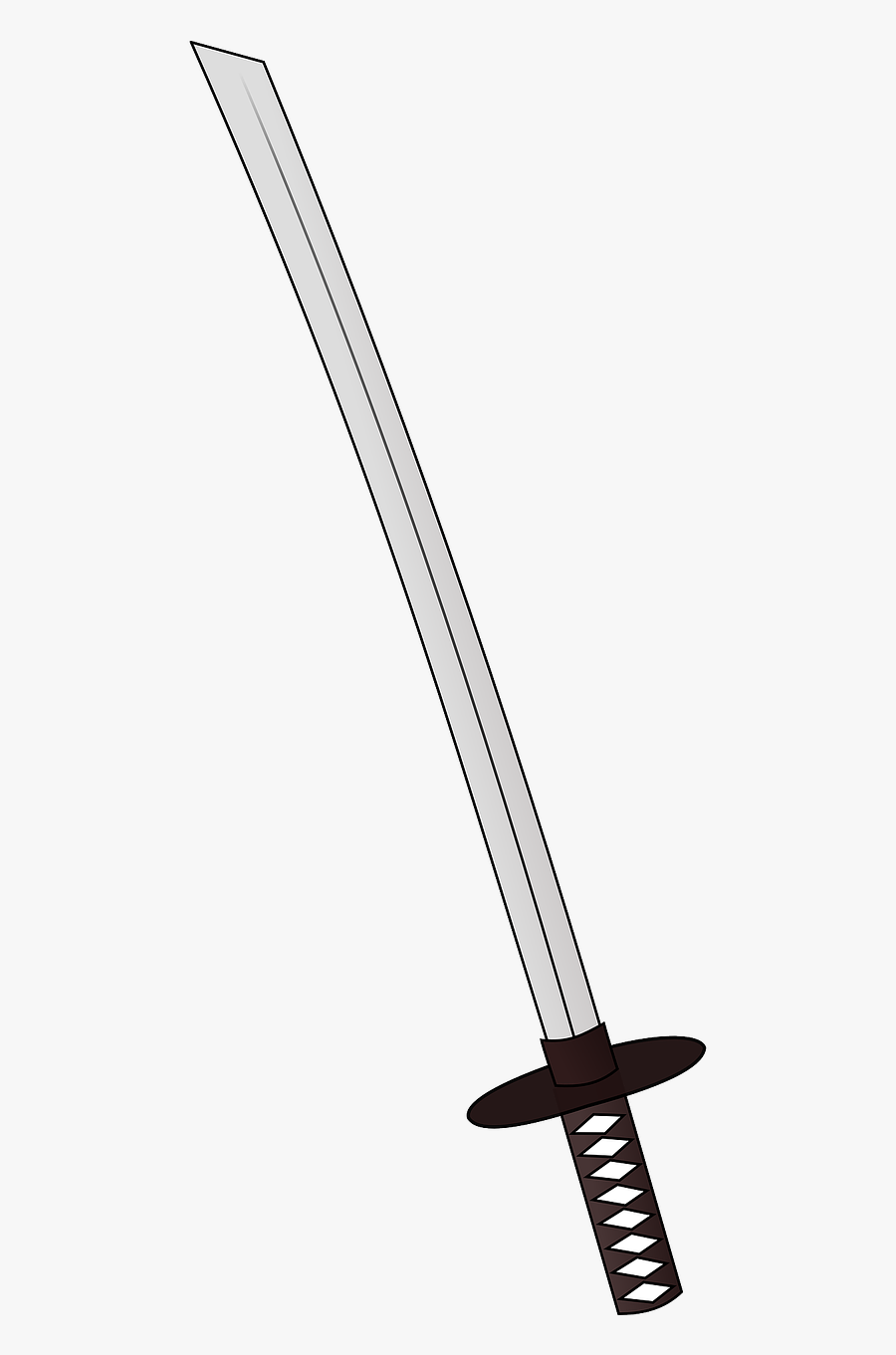 Star Clipart Ninja - Samurai Sword Clipart, Transparent Clipart