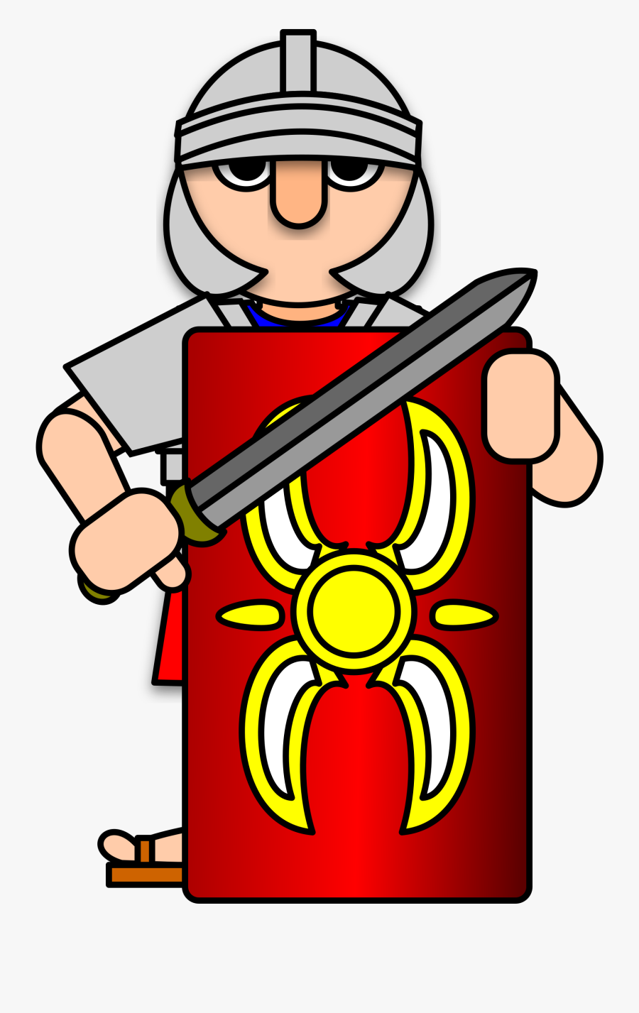Roman Soldiers Clipart - Roman Army Clip Art, Transparent Clipart