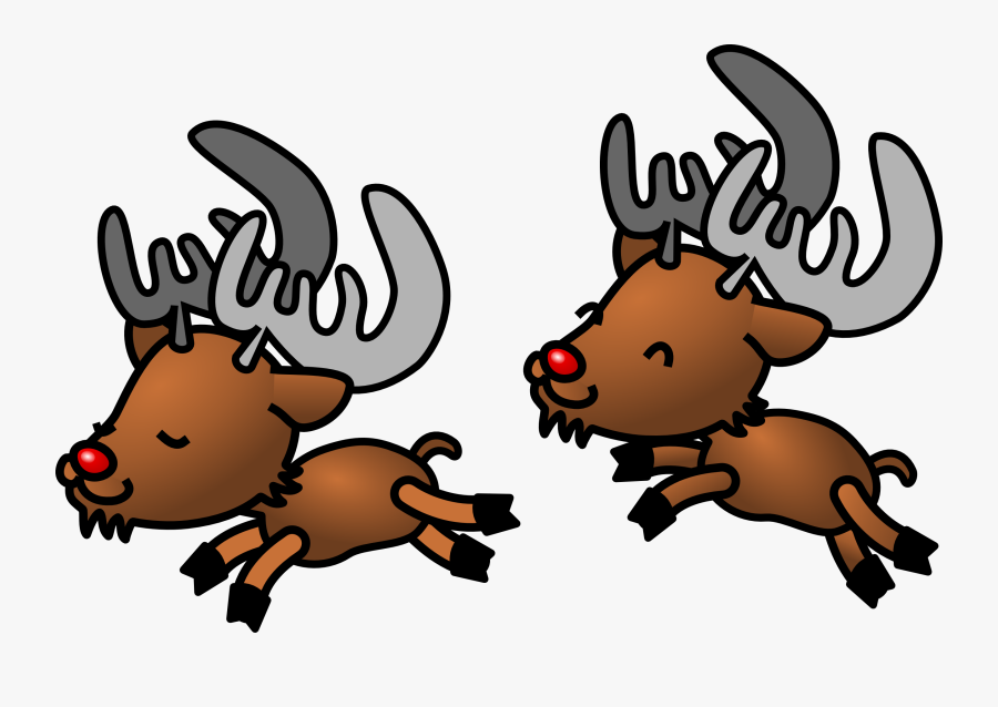 Pictures Of Christmas Reindeer - Reindeer Transparent Background, Transparent Clipart