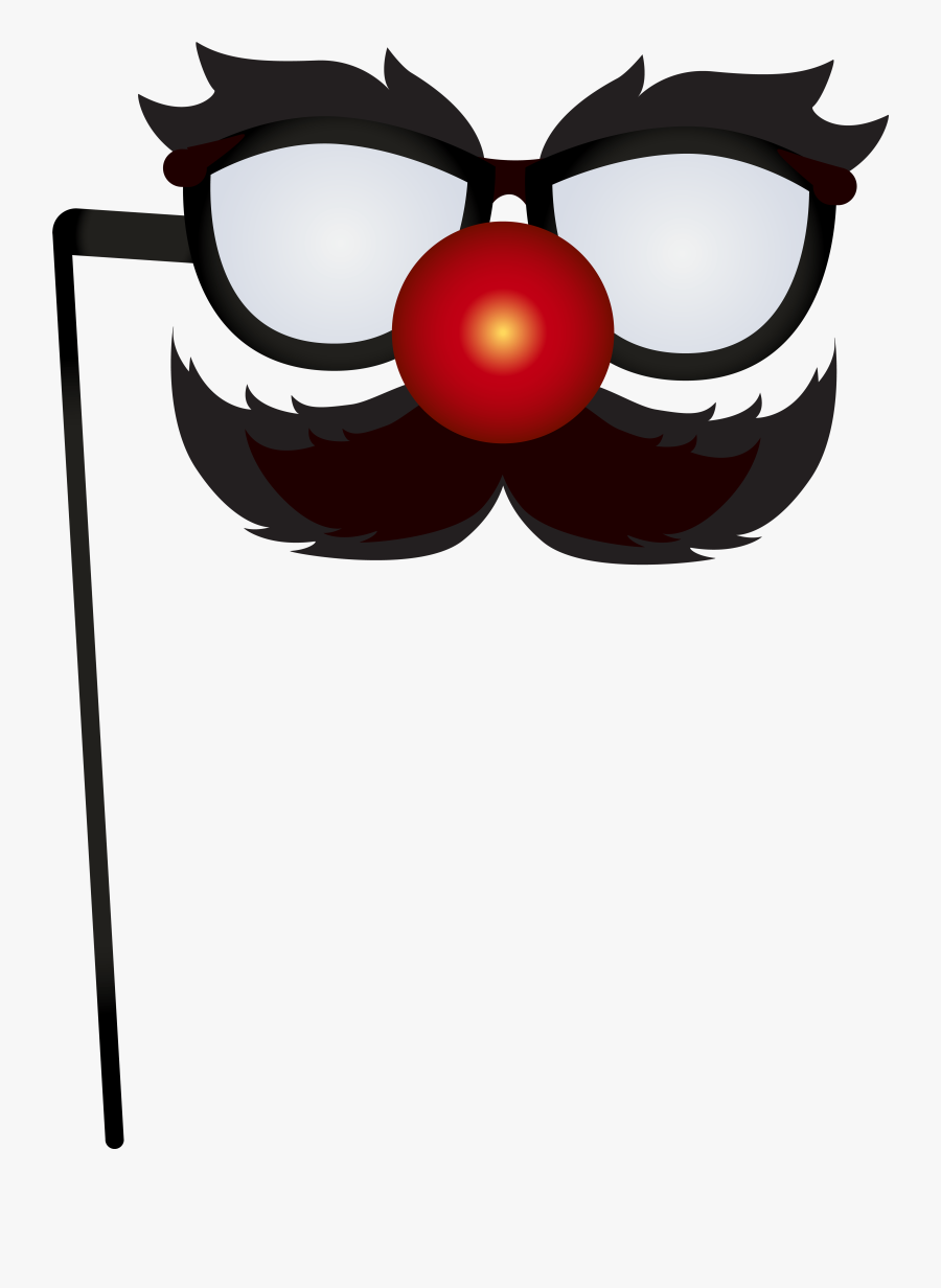 Transparent Mustache Clipart - Party Mustache Clip Art, Transparent Clipart