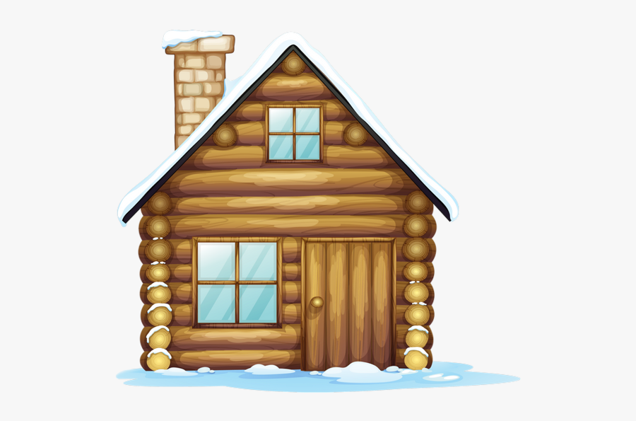 House Clipart Straw - Draw Santa Claus House, Transparent Clipart
