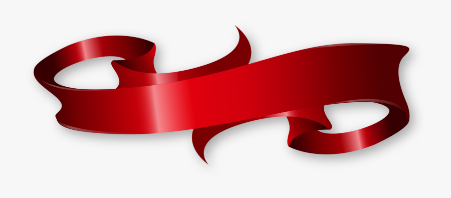 Christmas Ribbon Clipart Arrow - Ribbon Banner Png Transparent, Transparent Clipart