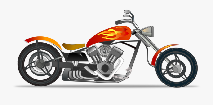 Free To Use &amp, Public Domain Motorcycle Clip Art - Dibujos De Motos Chopper, Transparent Clipart