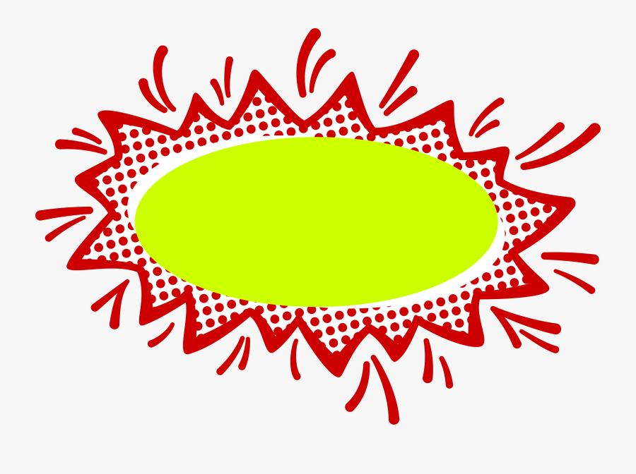 Transparent Rain Clip Art - Free Comic Bubble Clipart Png, Transparent Clipart