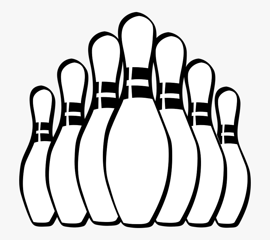 Bowling Pins Svg Clip Arts - Clip Art Bowling Pins, Transparent Clipart