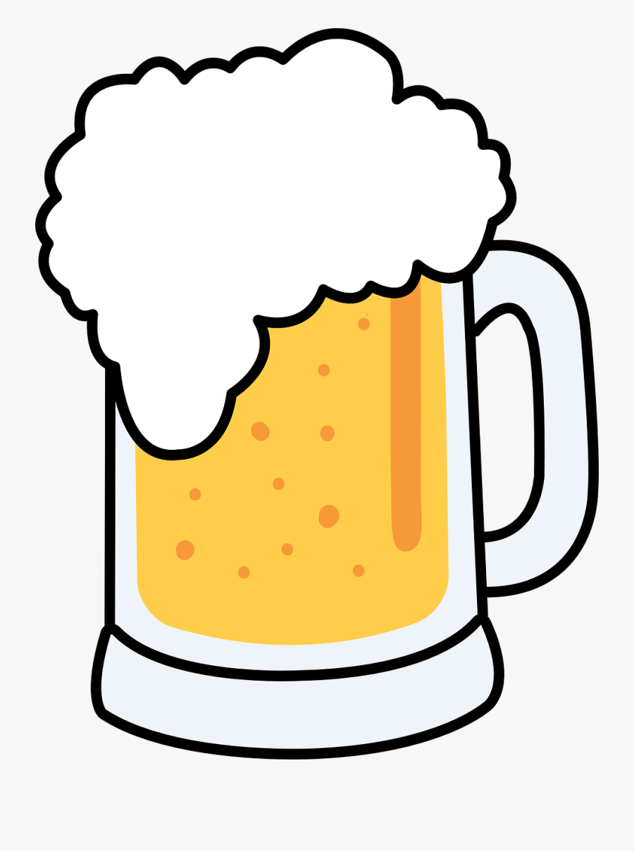 Beer - Clipart - Beer Mug Clip Art, Transparent Clipart