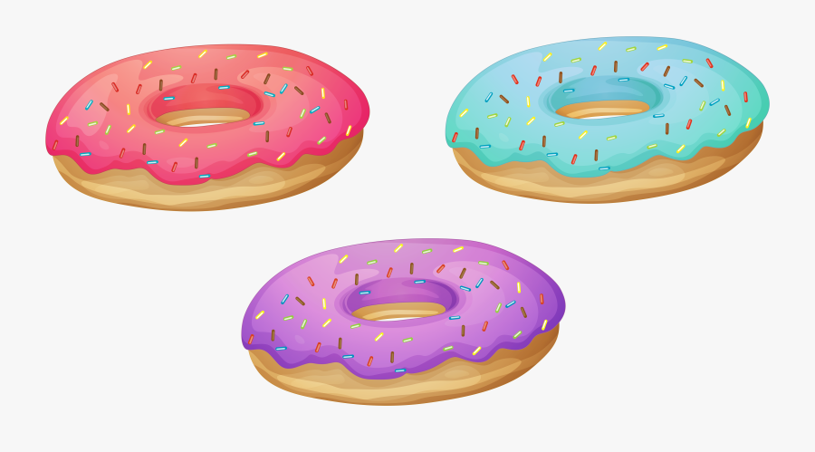 Collection Of Donuts - Transparent Background Donuts Clipart Png, Transparent Clipart