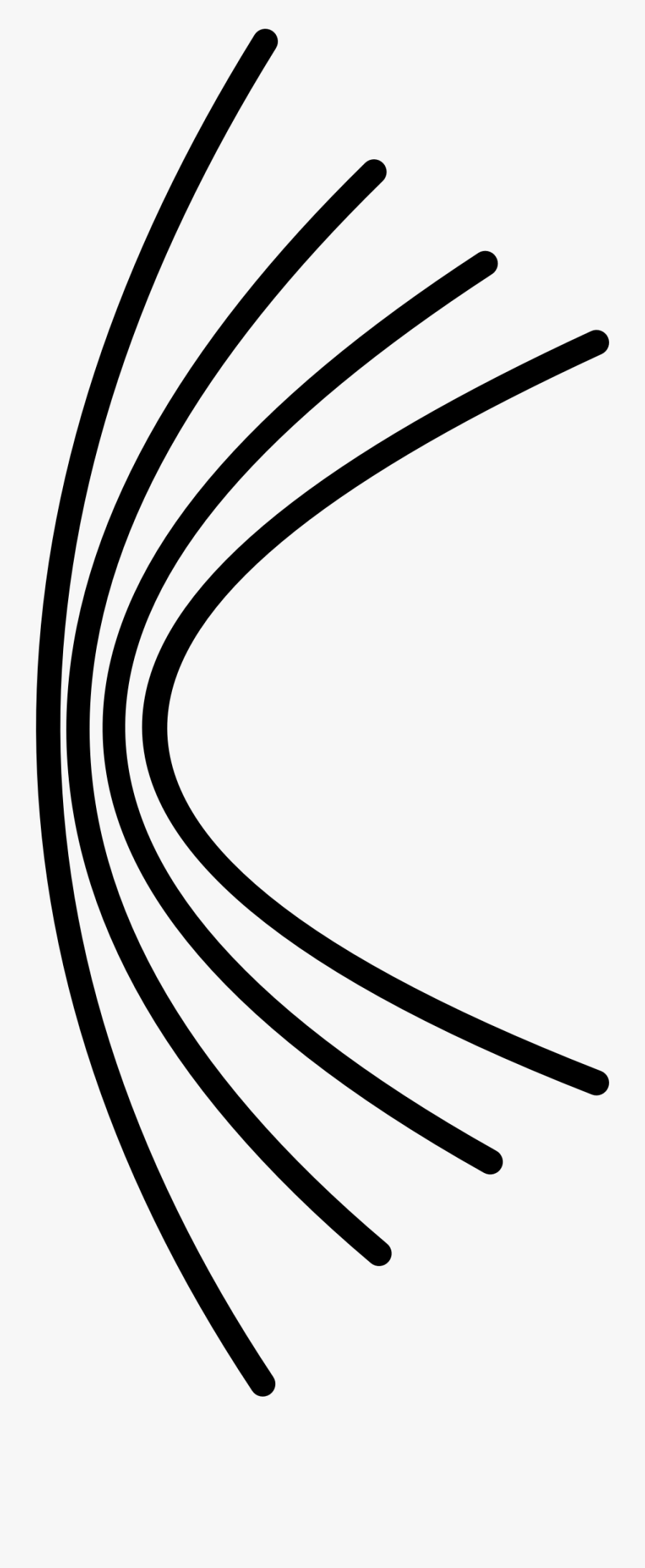 Sound Waves Clipart - Circle, Transparent Clipart