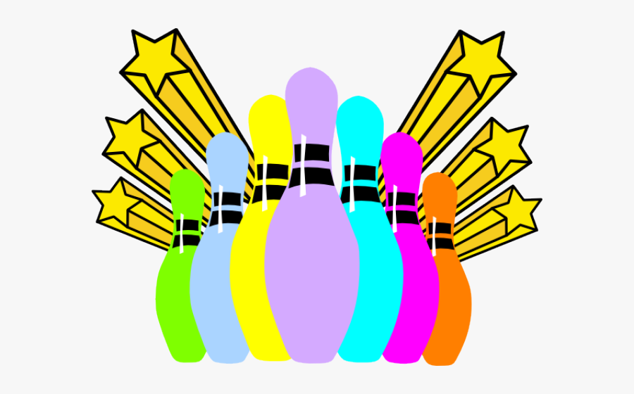 Bowling Clipart Glow - Ten Pin Bowling Clip Art, Transparent Clipart