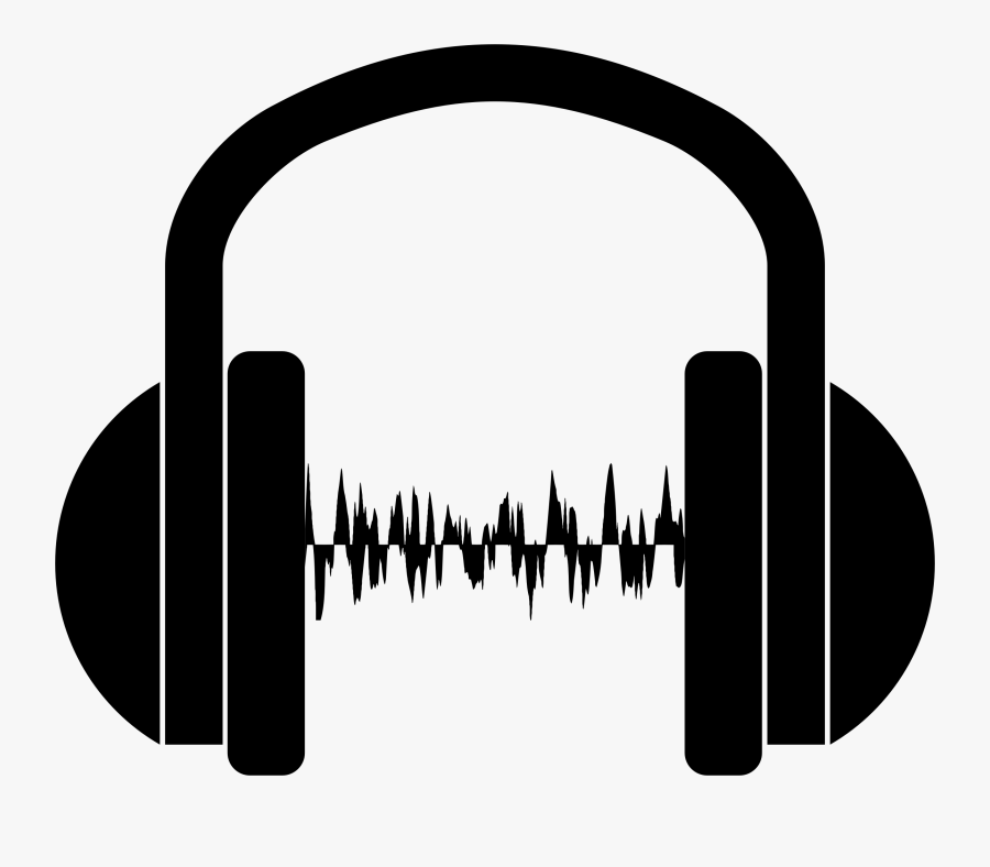 Sound Wave Headphones Vector Clipart Image - Headphone Image Clip Art