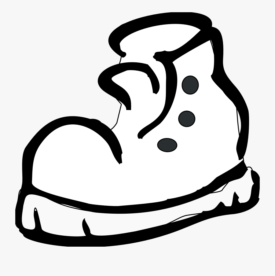 Tennis Shoes Clipart Black And White Free 5 - Shoes In Black And White, Transparent Clipart