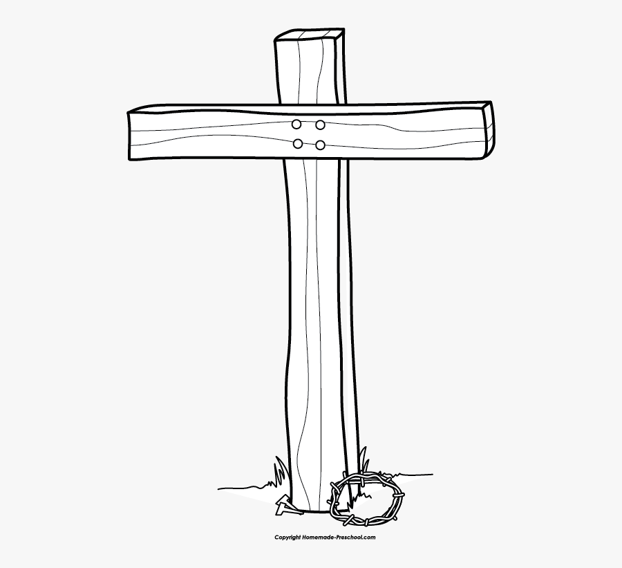 Cross Black And White Picture For Easter Cross Clipart - Clipart Cross Image Easter Free, Transparent Clipart