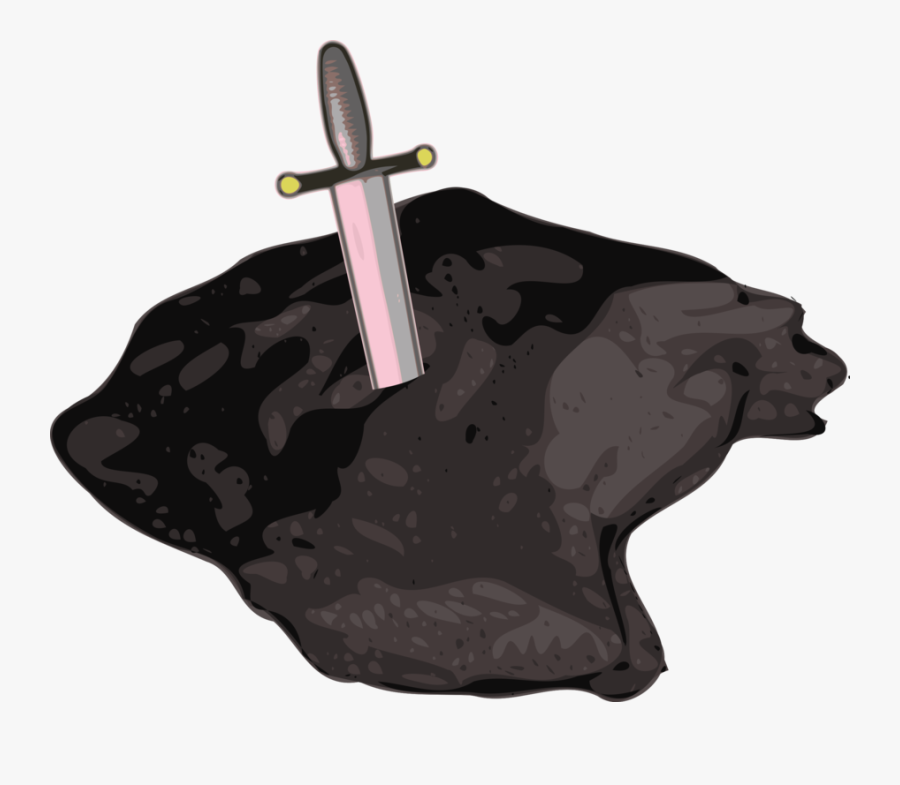 Sword In Stone Svg Clip Arts - Sword In Stone Png, Transparent Clipart