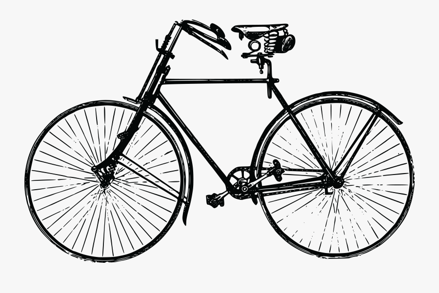 Free Clipart Of A Bicycle - Old Fashioned Bicycle, Transparent Clipart
