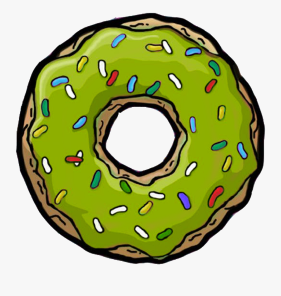 Transparent Donuts With Dad Clipart - Dona De Los Simpson Png, Transparent Clipart