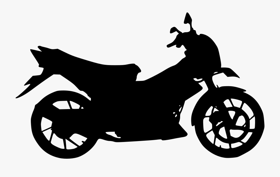 Silhouette Png Free Images - Transparent Background Motorcycle Clipart, Transparent Clipart