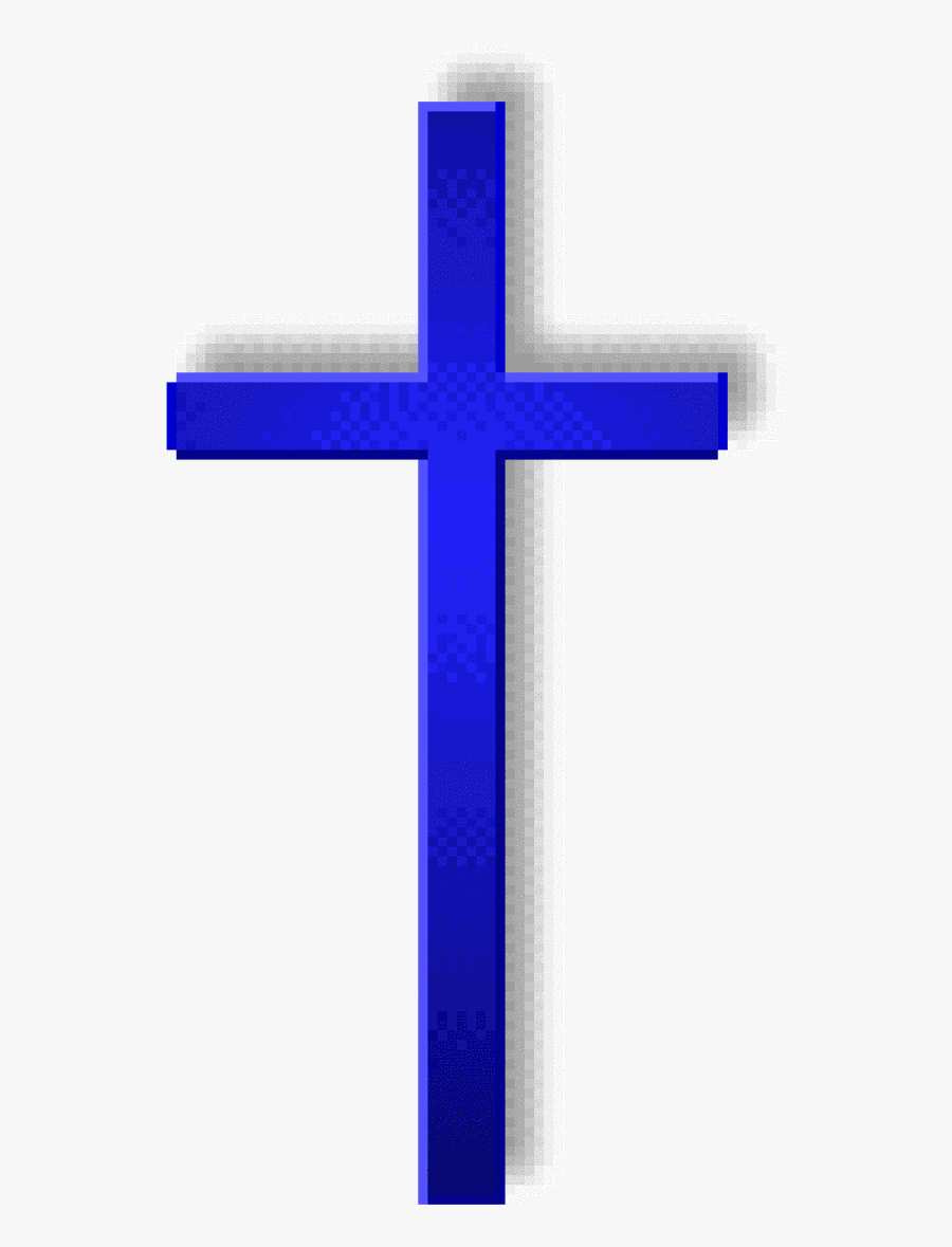 Blue Baptism Cross Clipart - Cross, Transparent Clipart