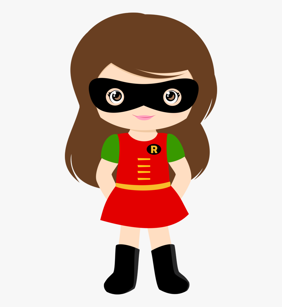Superheroes Clipart Toddler Superhero - Super Heroes Animados Mujer, Transparent Clipart